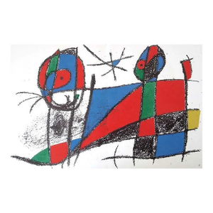 Joan Miro Original Lithograph V2-6d Mourlot 1975