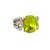 10.09 Carat Sphene Diamond Platinum Ring, Size 5.75 For Sale - Image 4 of 6
