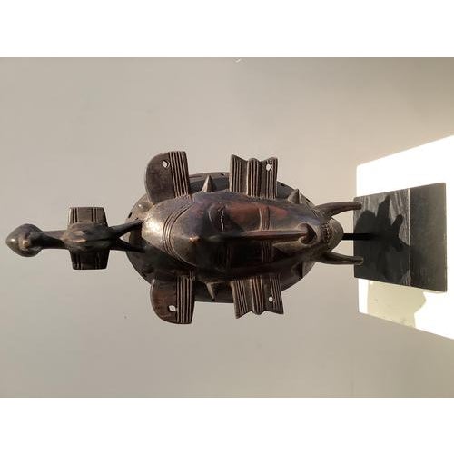 Mali Senoufo Mask in Wood For Sale - Image 10 of 11