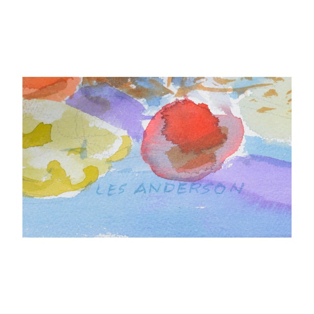 Impressionist Summer Table #2 Painting For Sale - Image 3 of 3