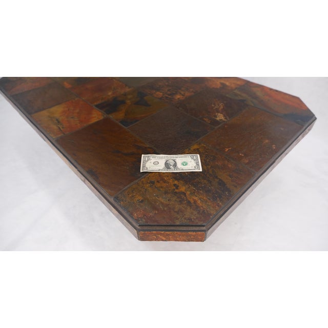 Roger Capron Lava Tile 32x48 Compact Studio Made Mid Century Modern Coffee Table MINT For Sale - Image 4 of 12