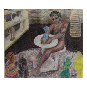 Roger Rice The Potter'S House, Jeremiah 18: 1-6 C.1990 Drawings