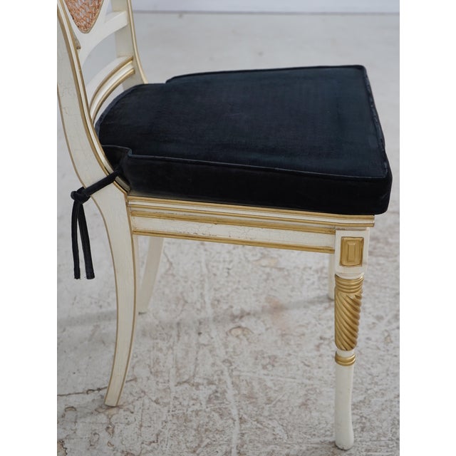 Set of 10 Clive Christian Cane Back Dining Chairs For Sale - Image 16 of 18