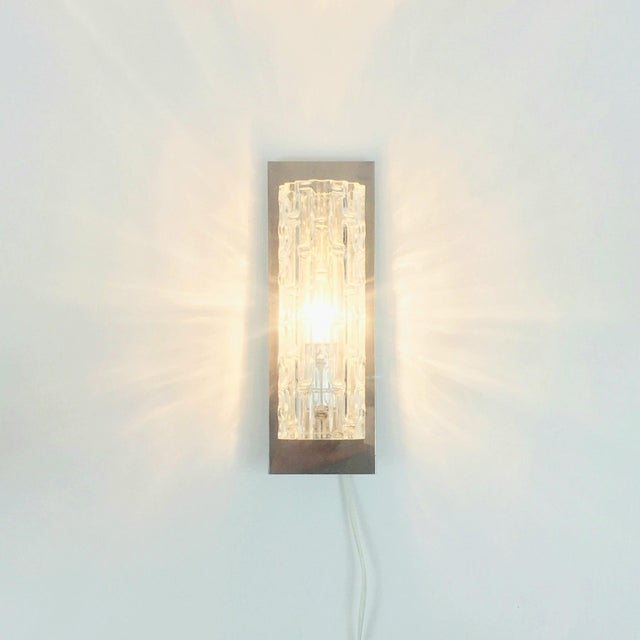 Mid-Century Modern Murano Glass Wall Lights from Doria Leuchten, Germany, 1960s, Set of 2 For Sale - Image 6 of 13