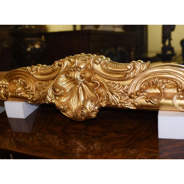 English Neo-Classical Gilt Mirror with Palladian Cherubs For Sale - Image 5 of 18