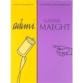 La Main Poster after Valerio Adami For Sale