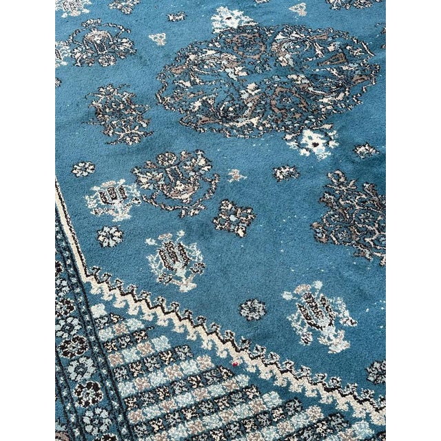 Black Vintage Rustic Moroccan Rabat Rug, 1960s For Sale - Image 8 of 17