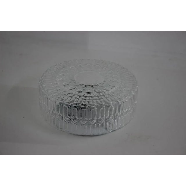 1970s Ceiling or Wall Glass Lamp, Czechoslovakia, 1970s For Sale - Image 5 of 7