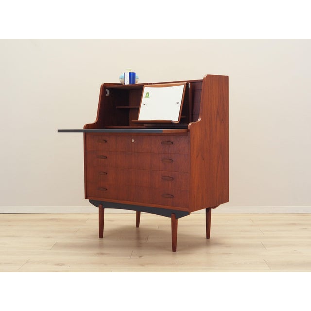 Danish Teak Secretary, 1970s For Sale - Image 4 of 18