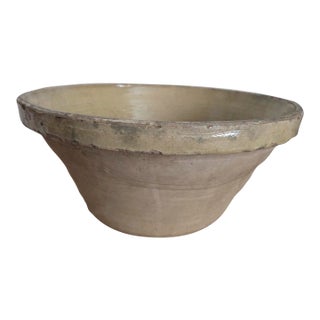 Early 20th Century French Glazed Terra Cotta Tian Bowl For Sale