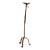 1940s Tall French Iron Candlestick For Sale