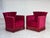 Danish Relax Armchair in Red Velour with Ash Legs, 1960s For Sale - Image 15 of 18