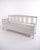 Antique Swedish Bench in Grey Painted Pine, 1860s For Sale - Image 5 of 12