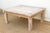 Ecru Bleached Teak Coastal Rustic Coffee Table For Sale - Image 8 of 18