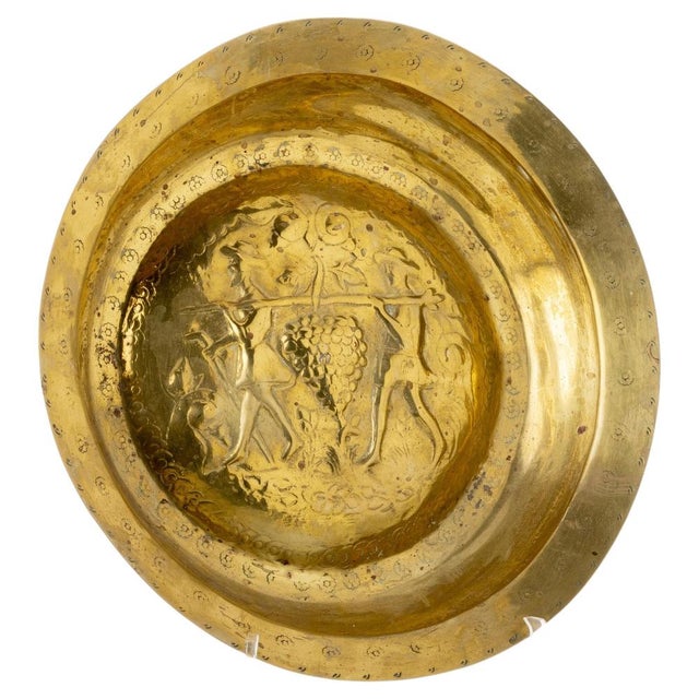 German Alms Plate in Metal, 1700s For Sale - Image 6 of 6