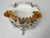 Enamelled multilayer opaline glass bowl with beautiful hand painted decorations. Napoleon III period.