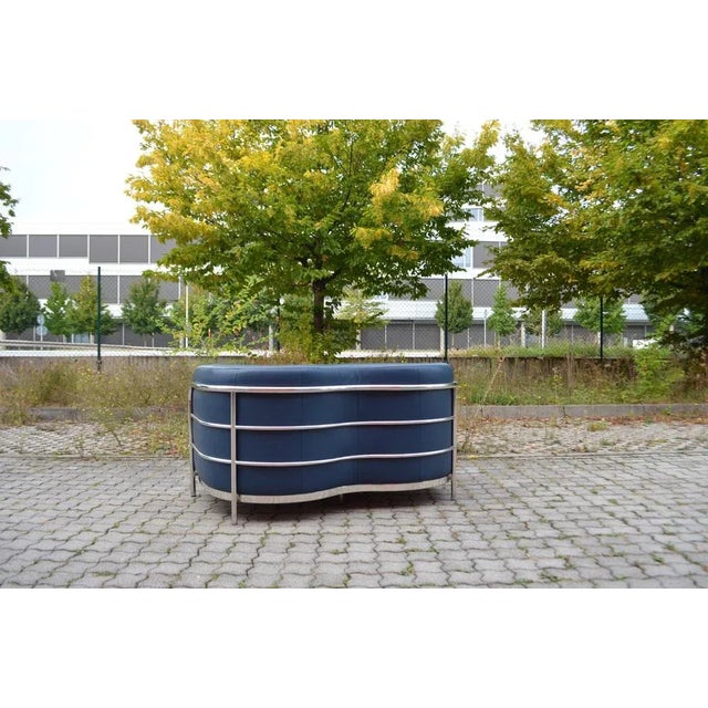 Leather Onda Sofa & 2 Armchairs by De Pas, D'Urbino & Lomazzi for Zanotta, Set of 3 For Sale - Image 9 of 18