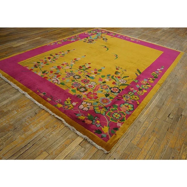 1920s Chinese Art Deco Carpet ( 7'9" x 9'6"- 235 x 290 cm )