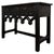 A striking and beautifully crafted 19th-century Gothic style side table, constructed in richly matured oak and...