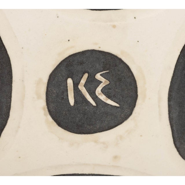 Ken Edwards Two Black and White Art Pottery Vessels For Sale - Image 15 of 16