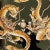 Large Chinese Dragon Round Lacquered Wall Plaque For Sale - Image 4 of 9