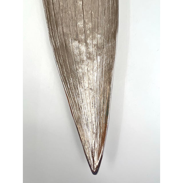 Early 21st Century Michael Aram Nickel-Plated Bamboo Leaf Tray For Sale - Image 5 of 12