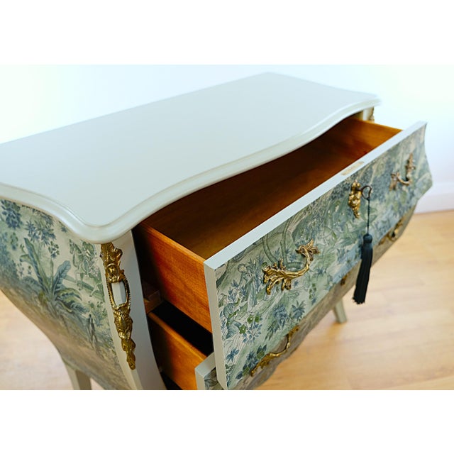 Wood Mid-Century Rococo Dresser, 1950s For Sale - Image 7 of 8