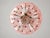 Gold Sputnik Pendant Light with 51 Flowers in Pink Glass and Burnished Brass from Justfurnituress SRL For Sale - Image 8 of 11