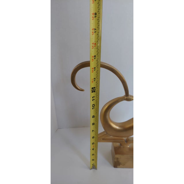 Late 20th Century Late 20th Century Gold Deer Antelope For Sale - Image 5 of 11