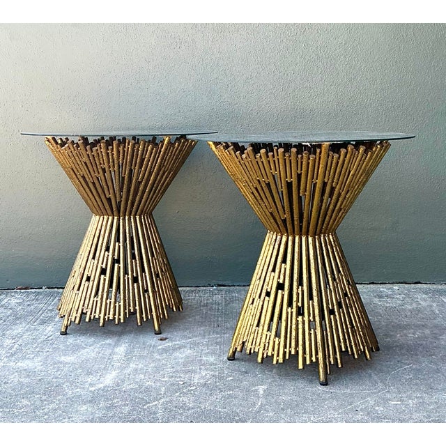 Vintage Ambella Home “Pick Up Stick” Side Tables - A Pair For Sale - Image 11 of 12