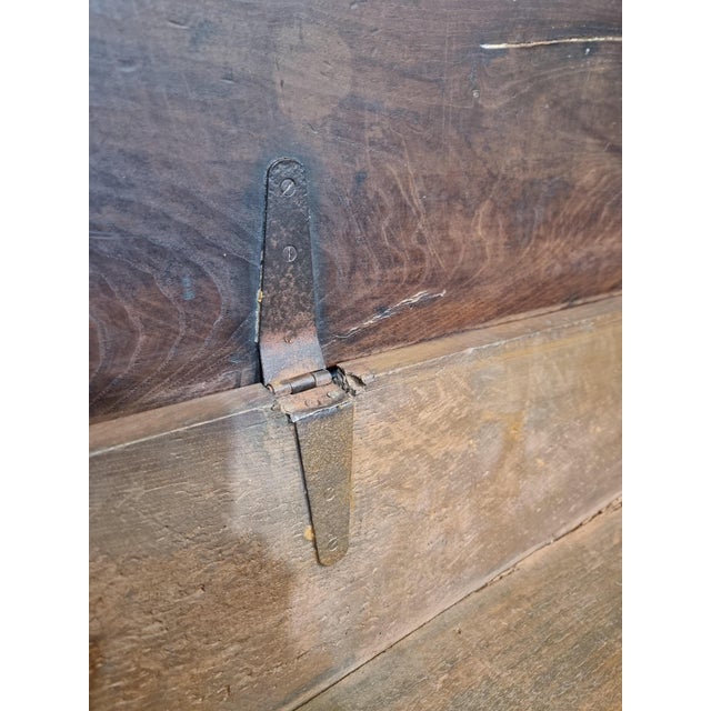 Brown Antique French Farmers Bakery Cabinet in Oak For Sale - Image 8 of 18