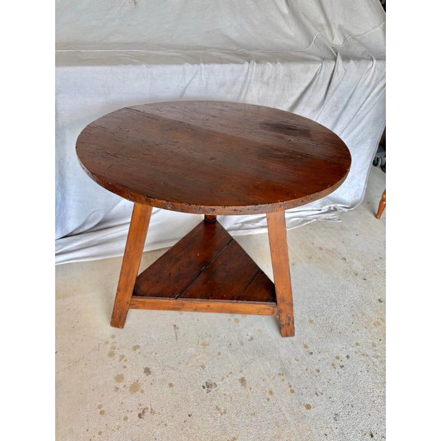19th Century English Pine Cricket Table For Sale - Image 10 of 12