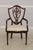 Traditional Set of 6 Maitland Smith Shield Back Mahogany Dining Chairs For Sale - Image 3 of 18