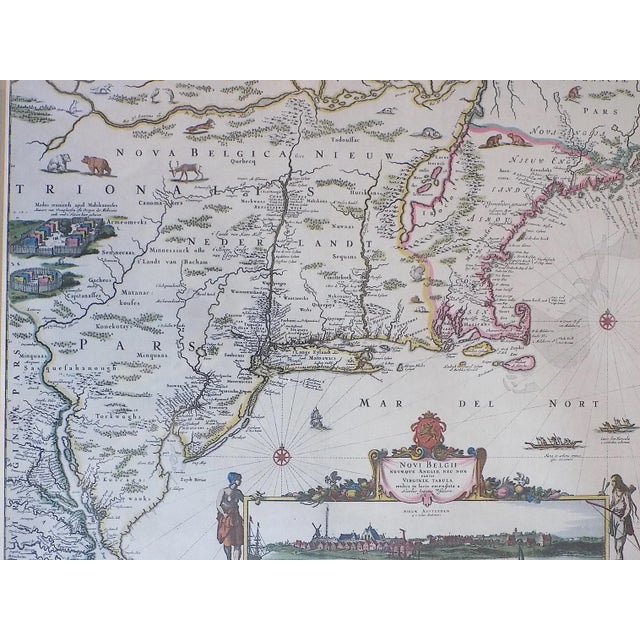 Realism Hand Colored Vintage Maps of "New Belgium" & For Sale - Image 3 of 7