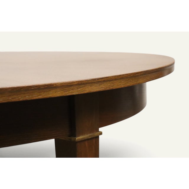 Art Deco Neo-Classical Style Mahogany Dining Table, 1940 For Sale - Image 9 of 16