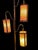 Coffee Mid-Century Modern 1960s 3-Light Tension Pole Lamp With Amber Lantern Shades For Sale - Image 8 of 8