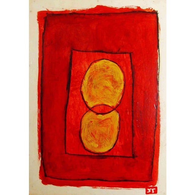 Intersections 5 is an original painting realized by the Italian artist Salvatore Travascio in the 2010s. This is a...