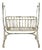 19th Century Iron Cradle with a White Patina For Sale