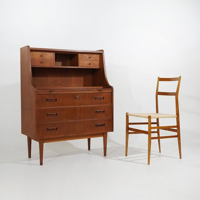 Teak Secretary by Gunnar Nielsen Tibergaard for Tibergaard, 1960s For Sale - Image 15 of 16
