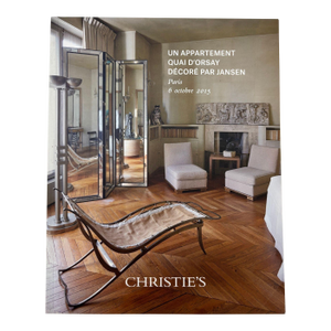 Christie's Auction Catalog for a Parisian Apartment Designed by the Jansen Firm