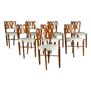 969 Volute Chairs by Gio Ponti, 1970s, Set of 8 For Sale