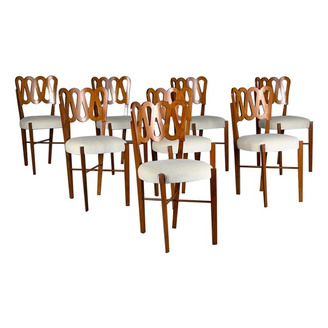 969 Volute Chairs by Gio Ponti, 1970s, Set of 8 For Sale
