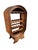 1990s Rustic Freestanding Mexican Barrel-Style Wooden Wine Rack and Glass Holder, 1980 For Sale - Image 5 of 13