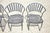 Late 20th Century Late 20th Century Modern Woodard Pinecrest Style Wrought Iron Garden Patio Dining Chairs - Set of 4 For Sale - Image 5 of 11