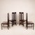 Cassina Ash Wood Ingram Low Chairs by Charles Rennie Mackintosh for Cassina, 1980, Set of 4 For Sale - Image 4 of 18