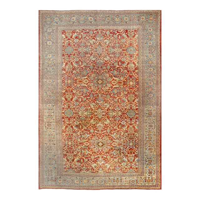 Early 21st Century Rust Antique Persian Sultanabad For Sale