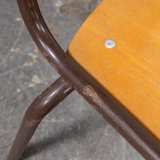 1960's French Mullca Stacking - Dining Chairs - Brown Model 510 - Large Quantity Available. One of our most favourite...