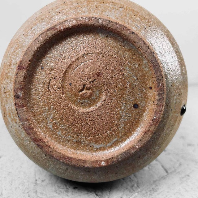 Mid-Century Glazed Ceramic Shigaraki Jug, Japan, 1960s For Sale - Image 10 of 18