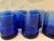 Anchor Hocking 1990s Set of 6 Vintage Anchor Hocking Essex Cobalt Blue Lowball Glasses For Sale - Image 4 of 12