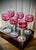 Vintage Ruby Cut-to-Clear Crystal Hock Wine Glasses, 1950, Set of 6 For Sale - Image 10 of 16